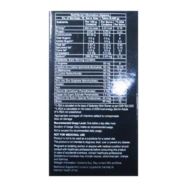 Hairbless Bottle of 30 Tablets