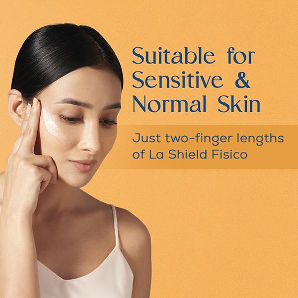 La Shield FISICO SPF 50+ & PA+++ Matte Sunscreen Gel 50 gm