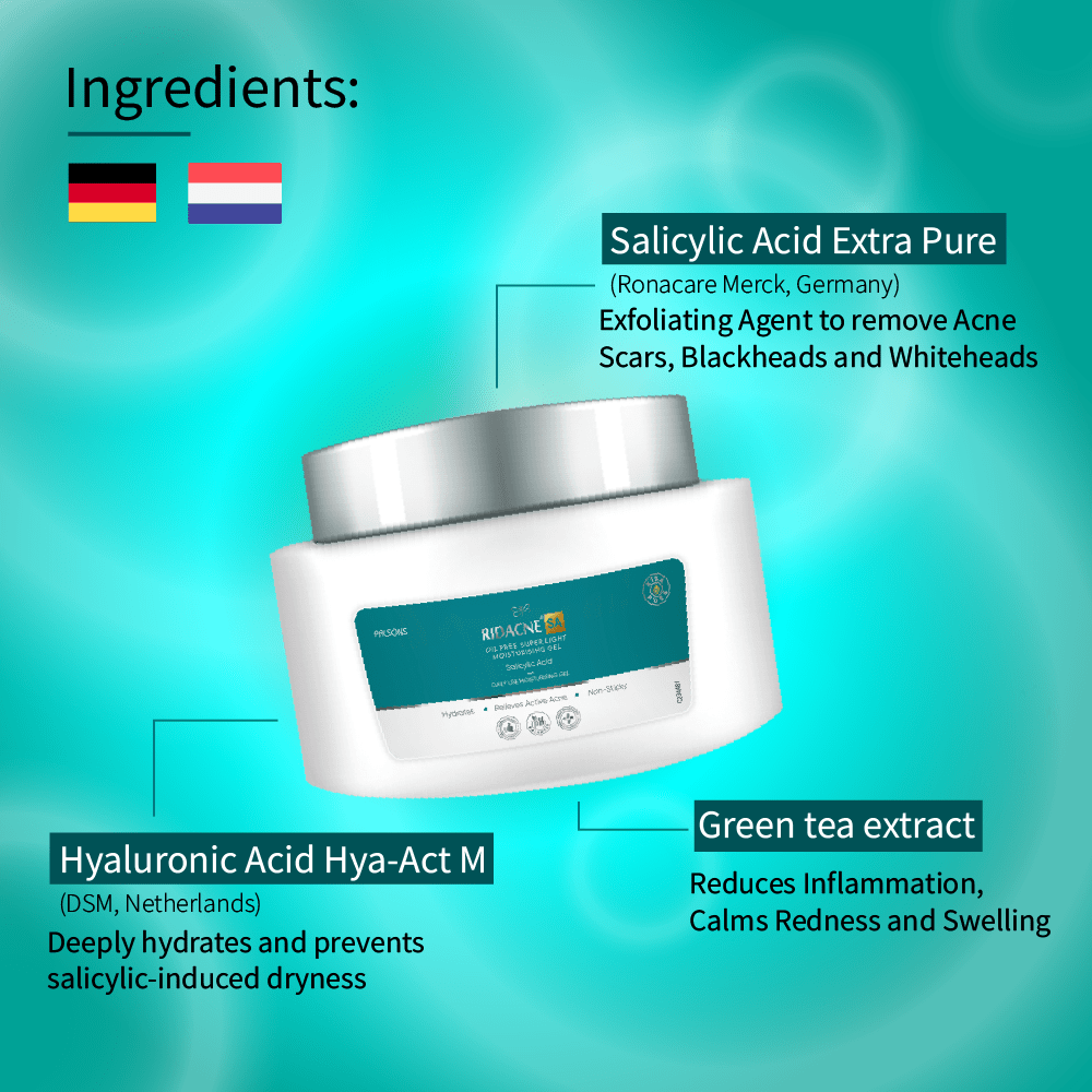 Ridacne SA Oil Free Super Light Moisturizing Gel 40gm