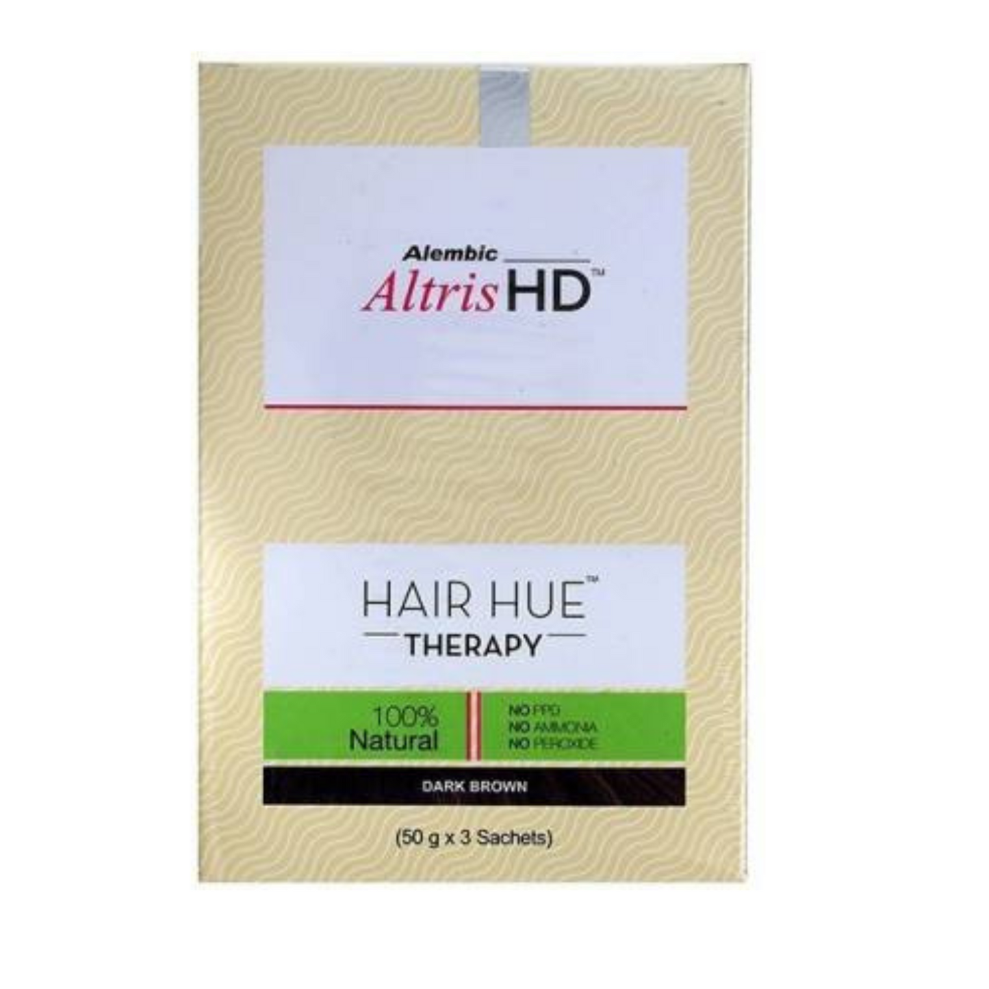 Altris HD Hair Hue Therapy Dark Brown Sachet 3X50gm
