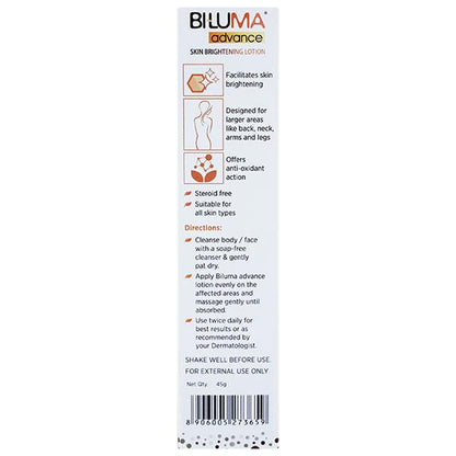 BILUMA ADVANCE SKIN BRIGHTENING Lotion 45gm