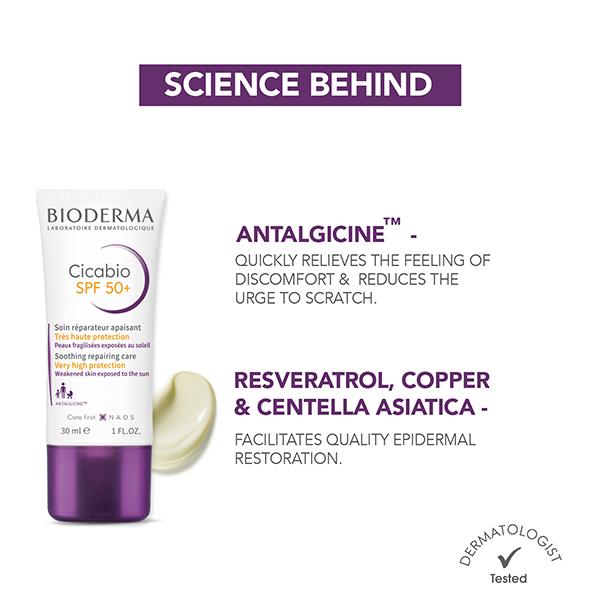 Bioderma Cicabio SPF 50+ Sunscreen Creme