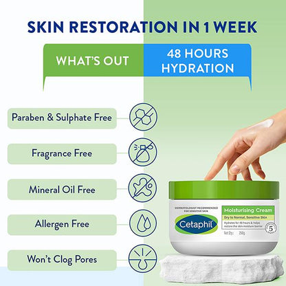 CETAPHIL MOISTURISING Cream 250gm