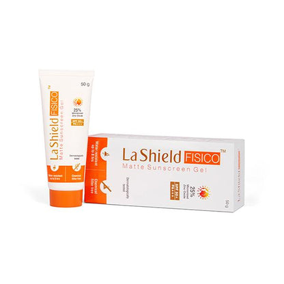 La Shield FISICO SPF 50+ & PA+++ Matte Sunscreen Gel 50 gm