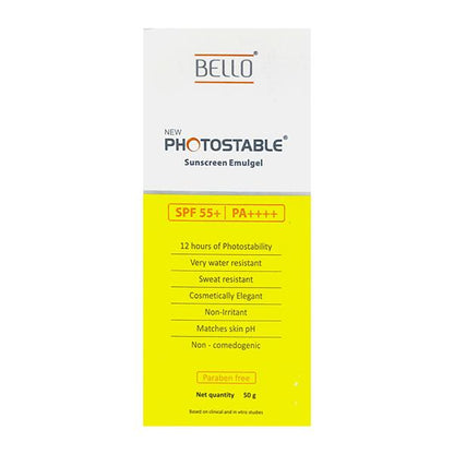PHOTOSTABLE NEW SPF 55+ PA++++ SUNSCREEN Emulgel 50gm