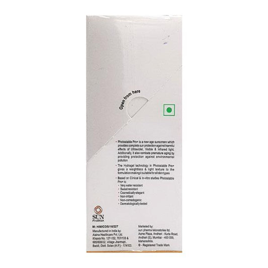 PHOTOSTABLE PRO+ SPF 80+ PA++++ HYDRAGEL Sunscreen 50gm