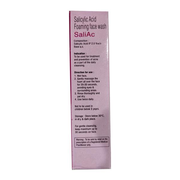 Saliac Face Wash Foam 60ml