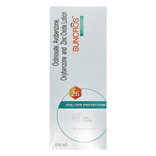 Suncros Sunscreen SPF 26 Lotion 100ml