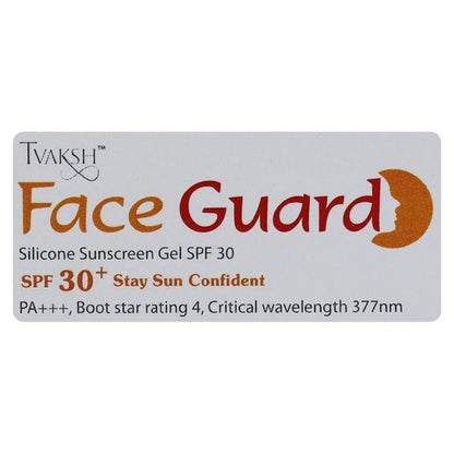 Tvaksh Face Guard Silicone sunscreen SPF 30+ GEL 50 gm
