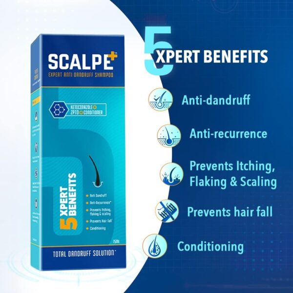 Scalpe Expert Anti Dandruff Shampoo 75ml