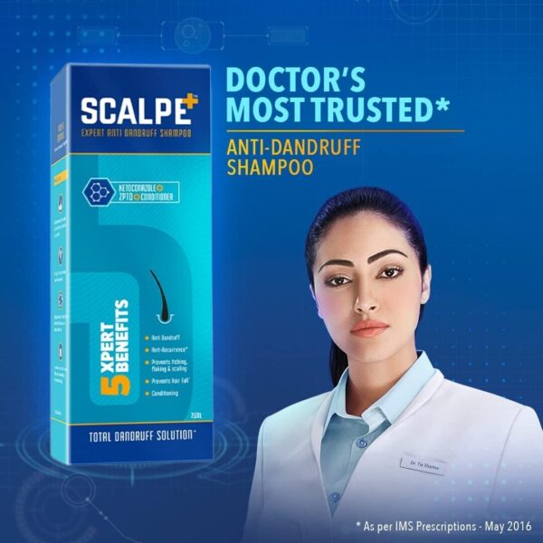 Scalpe Expert Anti Dandruff Shampoo 75ml