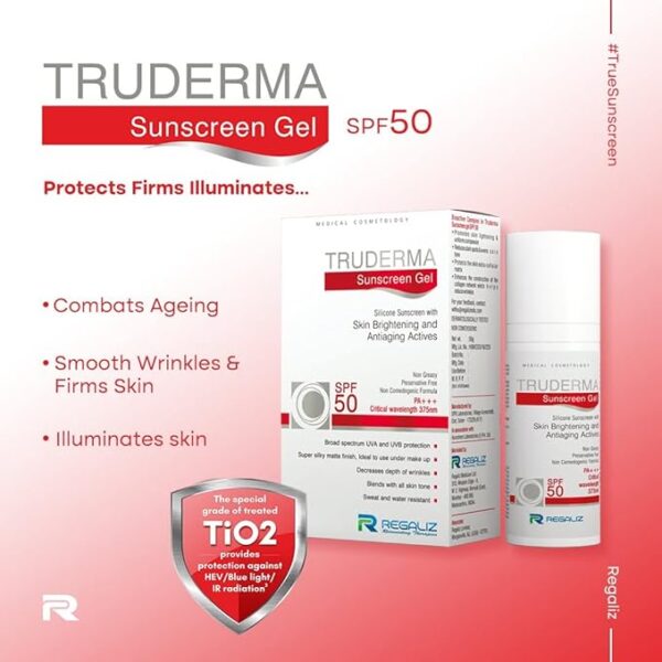 Truderma Silicone Sunscreen Gel SPF 50+ 50Gm