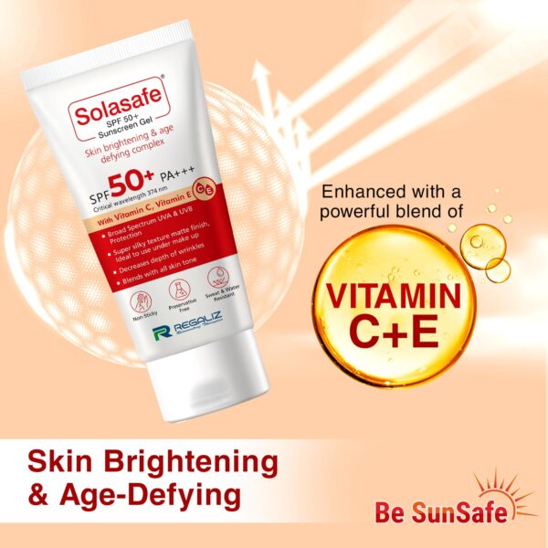Solasafe Spf 50+ Sunscreen Gel 50gm