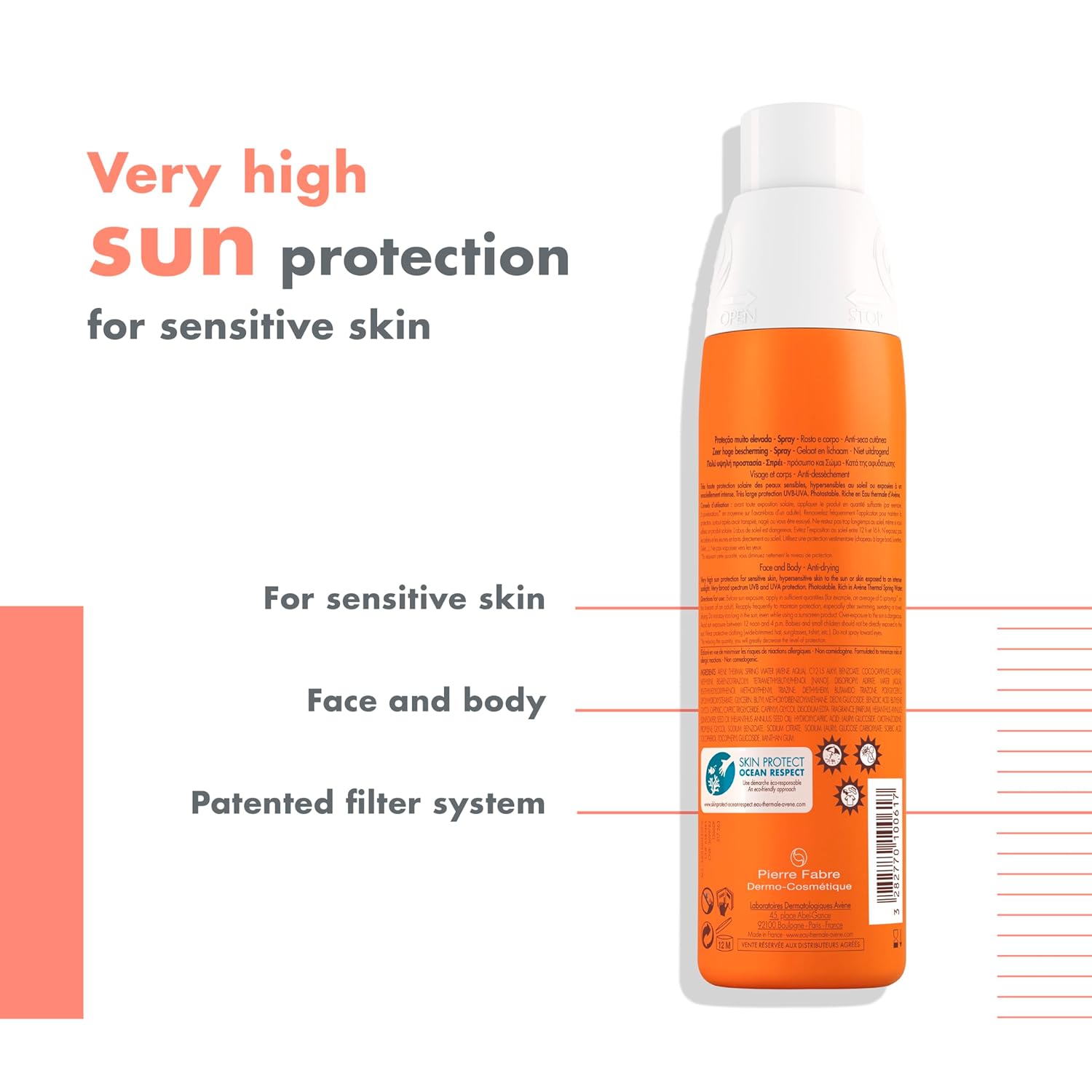 Avene Very High Protection SPF 50+ Spray, 200ml