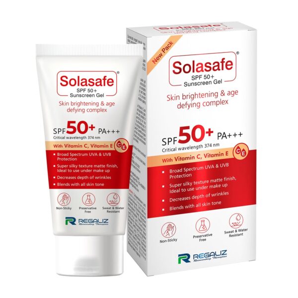Solasafe Spf 50+ Sunscreen Gel 50gm