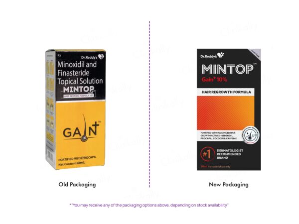 Mintop Gain Plus 10% Topical Solution 60ml