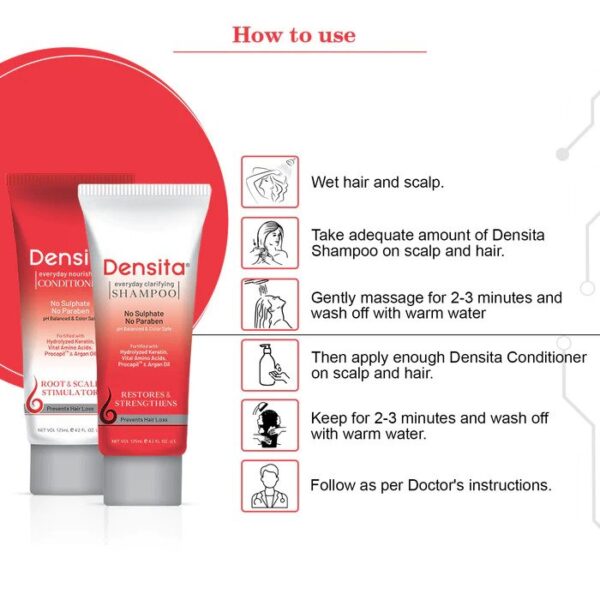 Densita Shampoo and Conditioner Combo Pack 125ml